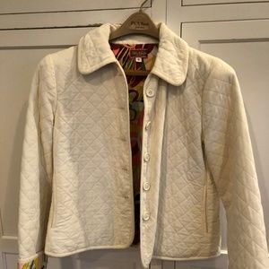 Ivory Quilted Jacket